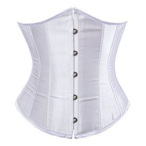 Underbust Corsets, Corset Waist for Women White